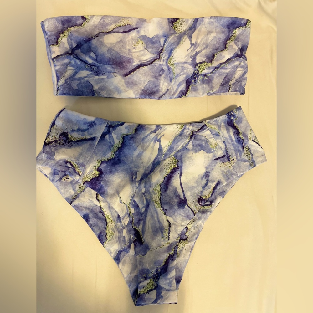 Two piece bandeau bikini from SHEIN